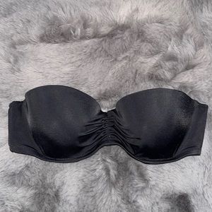 VICTORIA’S SECRET Black Bandeau Bikini Top